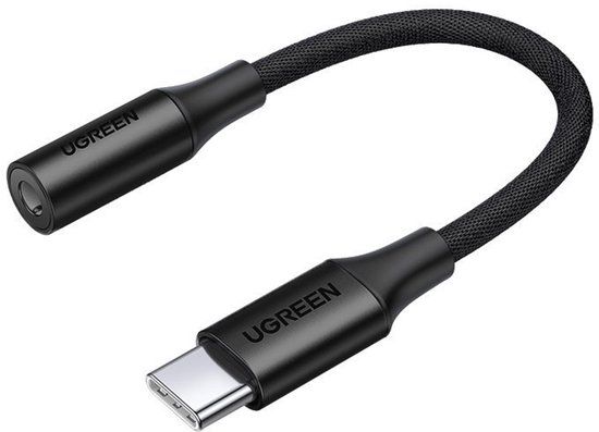 Ugreen - Elektronische Adapter - USB-C naar 3,5 mm Mini Jack - Verbeterde Geluidskwaliteit - Stevig Ontwerp