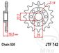 JT Sprockets JTF742.15 15T stalen voortandwiel