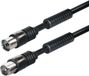 Hapena 13820 coax-kabel 2 m Coaxiaal Zwart