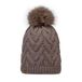 Buff Gebreide muts en fleeceband voor dames, volwassenen, koud, praktisch, veelzijdig, modieus, warmte-isolerend, comfortabel, eenheidsmaat