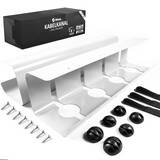 Stilemo kabelgoot bureau 2 delig - kabelhouder 43 cm - kabel organizer - wit