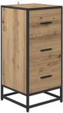 vidaXL Dressoir Artisan Eiken 35 x 35 x 76 cm