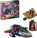 LEGO Marvel Captain America vs. Thanos, jouet avion, 107 pièces, Quinjet et vaisseau spatial, pour enfants à partir de 4 ans