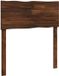 vidaXL Live Edge Hoofdbord ROSTOCK Donkerbruin 90 cm