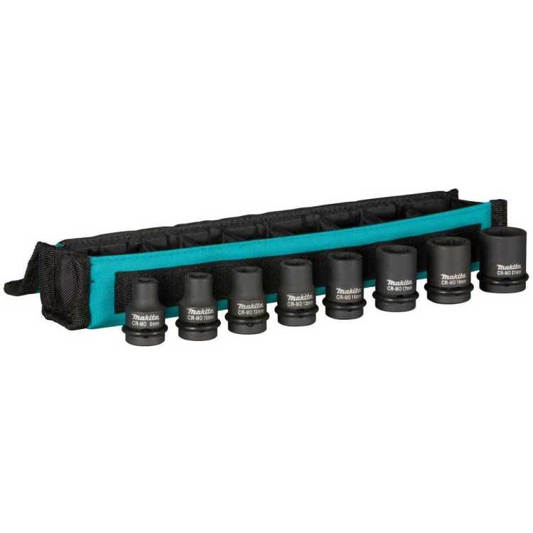 Makita E-02989 Krachtdopset - 8-delig - 1/2" VK