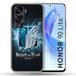 Versterkte Honor Versterkte hoes voor Honor 90 Lite 5G Manga Attack Titans Zwart