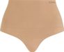 Chantelle Smooth Comfort String met Hoge Taille - Terracotta - Maat L