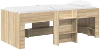 vidaXL Kinderhoogslaper Sonoma Eiken 80 x 200 cm