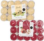 Atmosphera Acorde Theelichtjes - 60x - 30x Vanille - 30x Appel/Kaneel - Aroma/Geurkaarsen