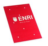 ENRI Schrijfblok Rood A4 80 Vel