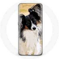 Maniacase Samsung Galaxy A3 2016 Hoesje Continental vlinder spaniël Hondenras