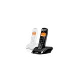Motorola S12 Duo DECT Draadloze Telefoon - Zwart/Wit