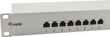 Equip Patchpanel 16x RJ45 Cat6 19 1HE Grijs