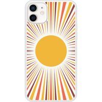 Sun Siliconen hoesje compatibel met iPhone 12