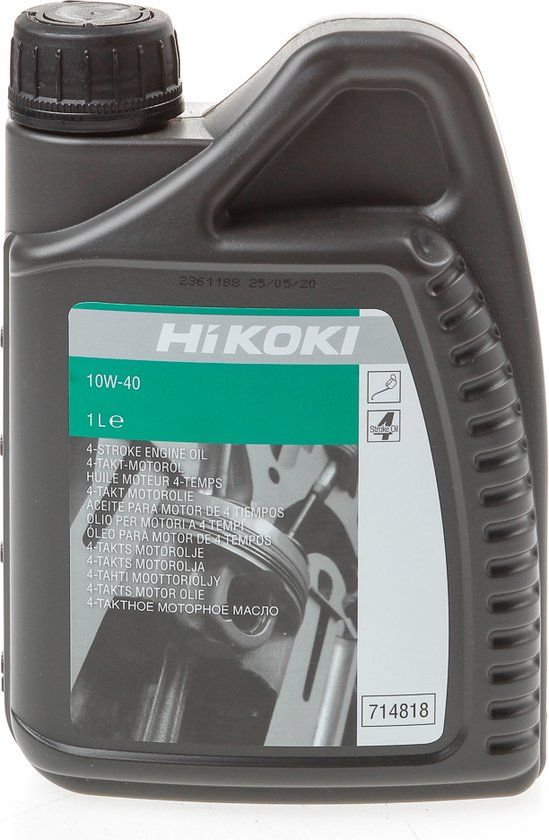 Hikoki Accessoires Hikoki 4-Takt Motorolie 10W40 - 1 Liter
