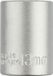 KWB Dopsleutel 1/4" - 11 mm