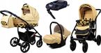 BabyLux® Largo | Ensemble de poussette 4en1 | Gold Rainbow | Poussette combinée | Ensemble de poussette | Isofix