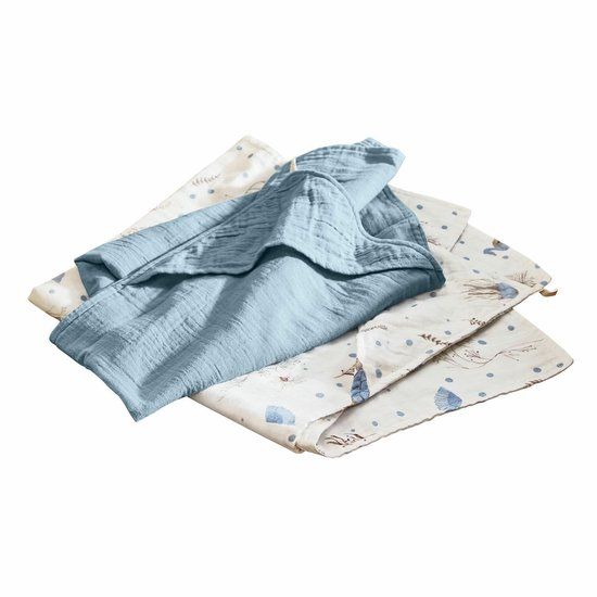 LOBERON Badcape set van 2 Tinkertop blauw