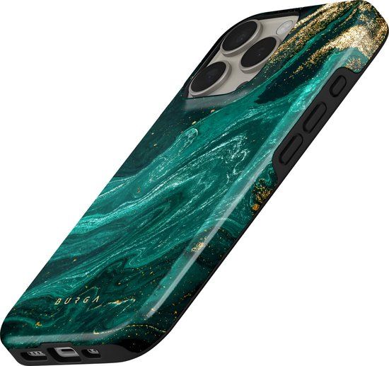 Burga Tough Case geschikt voor Apple iPhone 16 Pro Max - Emerald Pool