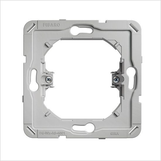 FIBARO Montageframe Gira55/Walli - Wit - Opbouw