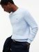 Tommy Hilfiger Pull en maille pour homme L Coton Bleu clair