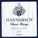 Hannabach Klassieke gitaarsnaren serie 841 Medium Tension voor contrabasgitaar, verzilverd omwonden, mensuur 750 mm - A5-8415MT