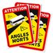 4R Quattroerre.it 1529 Stickers voor zware voertuigen, 3 stuks, 17 x 25 cm