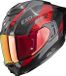 Scorpion EXO-1500 Carbon Platted Black Red - Integraalhelm - Maat XXL - Motorhelm - ECE 22-06 gekeurd