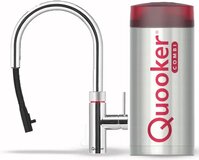 Quooker Flex Chroom Keukenkraan - Koud, Warm & Kokend Water - RVS - 5 Jaar Garantie