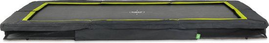 EXIT Silhouette Inground Sports Trampoline - 244x366cm - Black