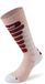 Lenz Kindersokken Skiing 2.0 Kniehoogte Unisex Roze Wit Rood Merinowol Schoenmaat 35-37