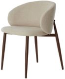 Light & Living Aluko eetkamerstoel crème+bruin