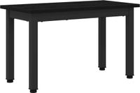 vidaXL Salontafel Zwart Eiken 60 x 30 x 36 cm Bewerkt Hout