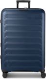 D & N Toronto 4 wielen Trolley L 75 cm met uitbreidingsplooi - Harde bagage - TSA slot - navy