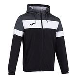 Joma Crew IV Regenjas Heren - Zwart / Antraciet / Wit | Maat: 3XL