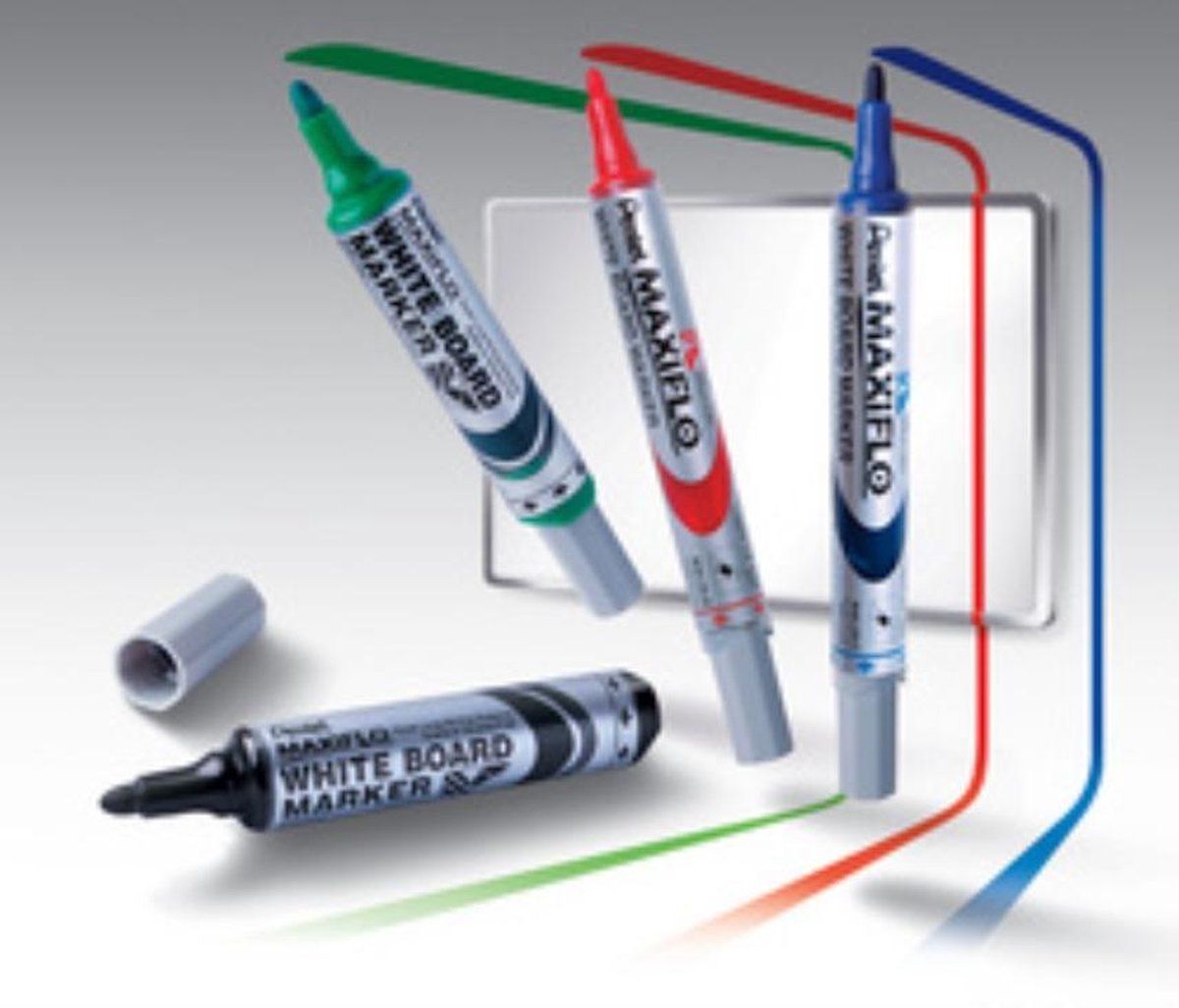Pentel Maxiflo Wb.Pen Dun MWL5S - Blauw