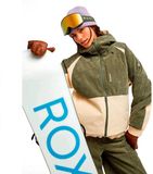 Roxy Crystal Clear Cor Anorak Femme XS Beetle Colorblock Polyester