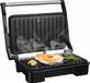 Merkloos / Sans marque Contactgrill 850 W anti-aanbaklaag cool touch-handgreep automatische temperatuurregeling controlelampjes sandwichtoaster paninimaker elektrische grill - krachtige prestaties duurzame coating