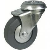 Afo 22682 - wiel Afo 134-80, rubber, grijs