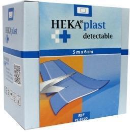 Hekaplast Dispenser 5 m x 6 cm detectable 1 ST