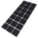 Adsamm® 21 x Zelfklevende Viltglijders Zwart 30x30 mm Vierkant