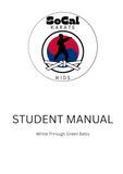 SoCal Karate Kids Student Manual