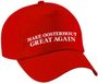 Bellatio Decorations Carnaval verkleed pet - rood - Make Oosterhout Great Again - volwassenen