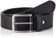 Wrangler Structured Riem Herenriem, zwart, 90, zwart.