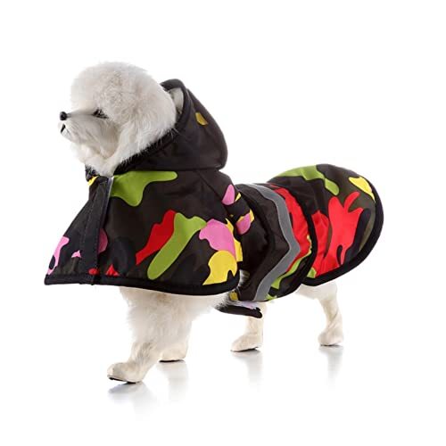 JRKJ Grote Hond Regenjas Kleding Waterdichte Regenjas voor Groot Medium Kleine Honden Outdoor Pet Clothing Coat XS-4XL