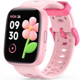 Ralio Smartwatch Kinderen - Fitness Horloge voor Jongens en Meisjes - Zonder SIM-kaart - Stappenteller, Hartslag, Slaapmonitor, 80+ Sportmodi en Spelletjes - Android & iOS - Leuk Cadeau voor Kinderen