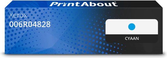 PrintAbout Toner 006R04828 Cyaan Hoge capaciteit geschikt voor Xerox