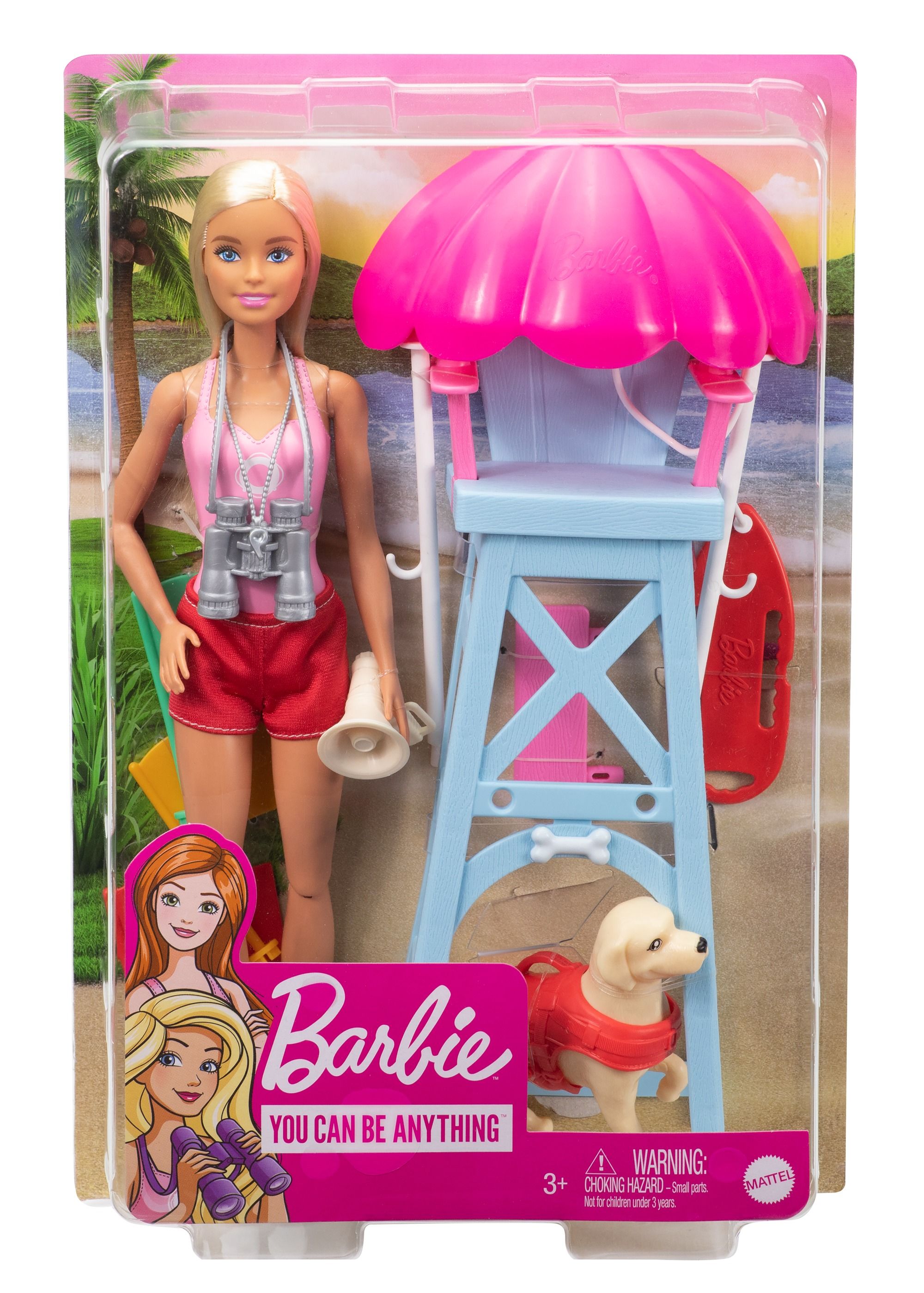 Barbie Strandwachter Pop - GTX69 - Meisje - 3+ jaar