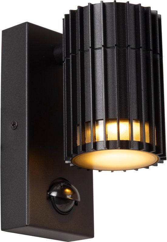 Lucide TIMBALA - Wandlamp Binnen/Buiten - Zwart