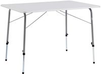 Bo-Camp Campingtafel - Hoogte verstelbaar - 100x70 cm - Grijs